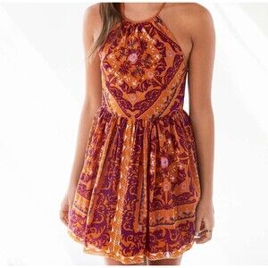 Urban Outfitters Ecote Halter Backless Dress